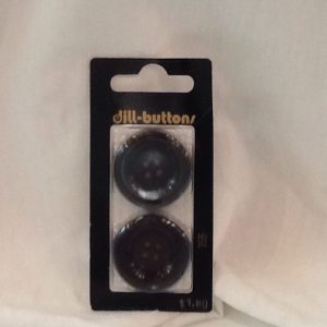 Dill Buttons 1 1/8" Black DB355