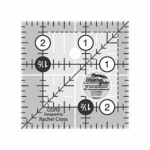 CGR2 Creative Grids 2 1/2" x 2 1/2" non slip ruler