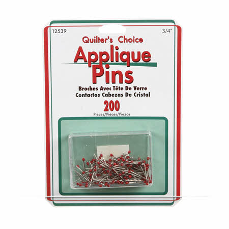 Red Head Applique Pins 3/4