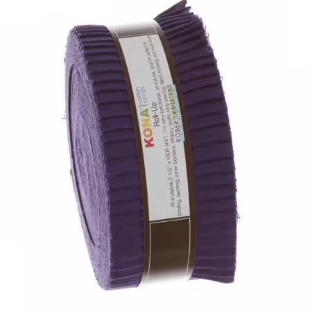 Roll Up Kona Solids Purple Color 40pcs 2-1/2in Strips # RU-324-40